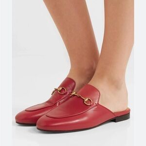 Gucci Princetown Mules in Red size 40